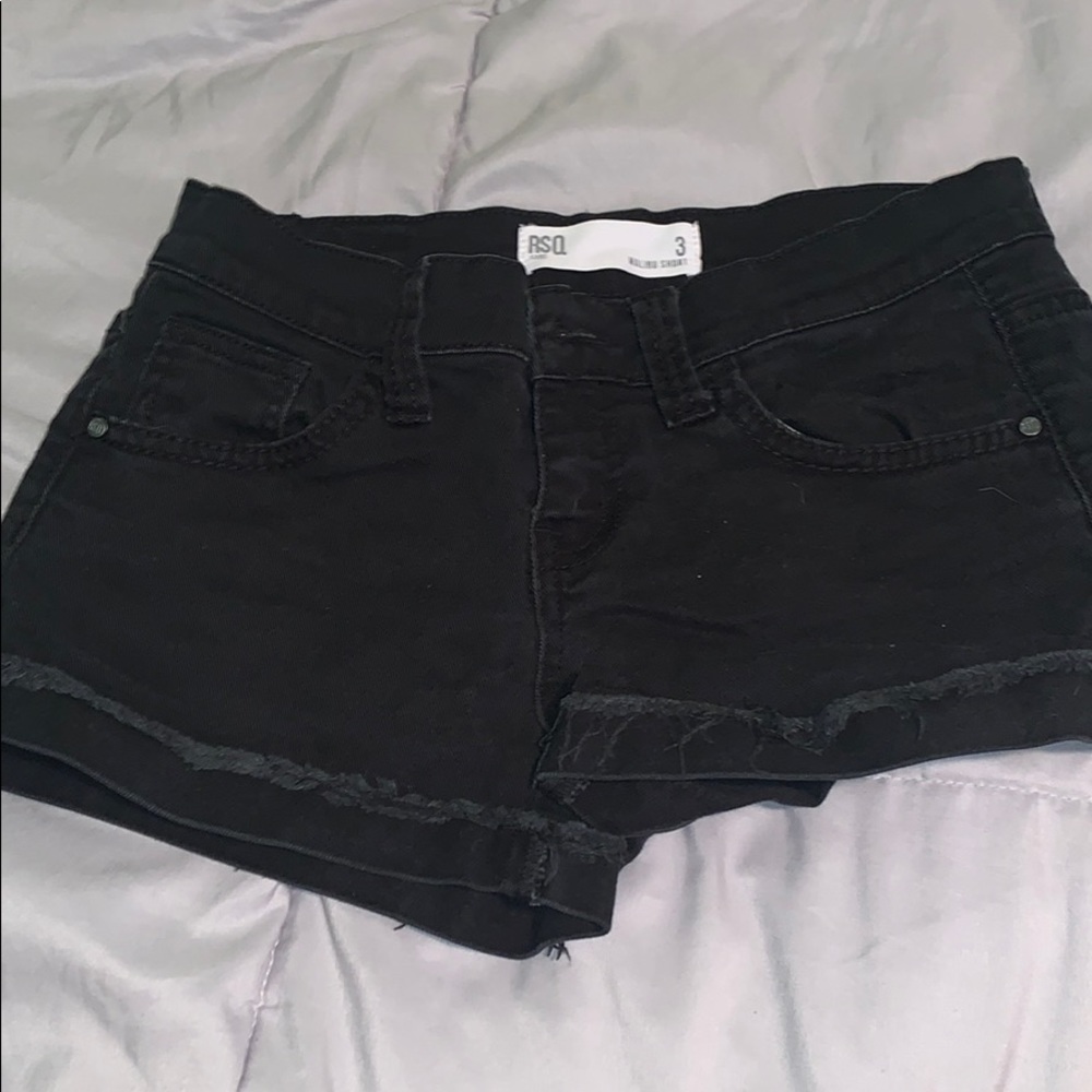 Tillys Black Jean Shorts
